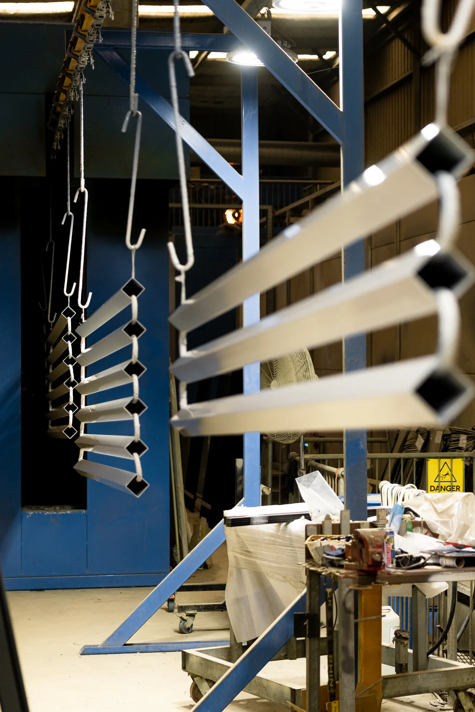 Frames on the coating line